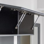 Дизайнерский Распашной шкаф-Батлер Графит купить в Москве | KS-Mebel33 Дизайнерский Распашной шкаф-Батлер Графит купить